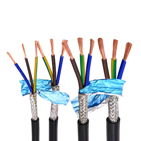 Multi-core shielded cable RVVP18AWG 0.75mm2 3 4 5 6 8 10 12 14 16 20 24 core anti-interference control signal wire ► Photo 1/6