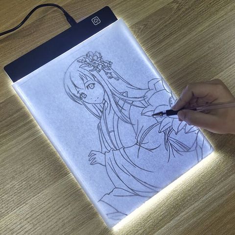 A4 Level Dimmable Led Drawing Copy Pad Board Children's Toy Educational Artwork 