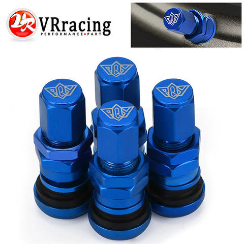 4pcs / set Universal Motorcycle Car Wheel Tubeless Tire Valve Air Caps for Tire Valve Stem Aluminum Metal Air Valve Stem VR-WR11 ► Photo 1/6