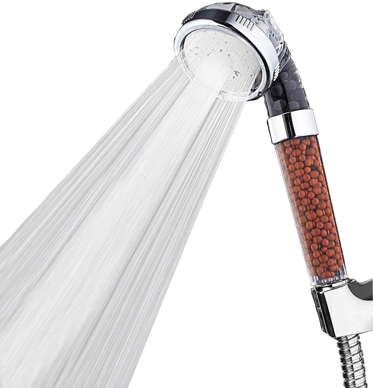 High-Pressure Handheld Anion SPA Water-saving Bath Spray Shower Head Nozzle New 