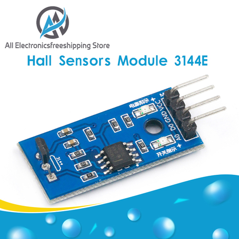 Hall Sensors Module 3144E 4pin Hall Switch Speed Magnetic Swiches Speed Counting Sensor Module For Arduino Smart Car ► Photo 1/6
