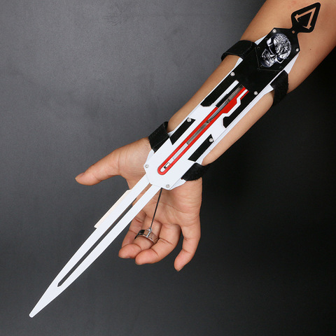 Metal blade Hidden Blade Sleeve sword Action Figure Hidden Blade Edward Weapons Sleeves swords Can the ejection kid toy ► Photo 1/6