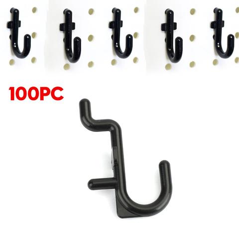 Areryoushop Peg Board Hook Kit Garage Tool Storage Pegboard 100pieces Workshop J Locking Hooker ► Photo 1/6