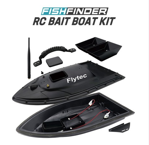 Flytec 5 Generation RC Boat body for Remote double warehouse Fish Finder Electric Fishing Bait Double Motor Toy parts ► Photo 1/4