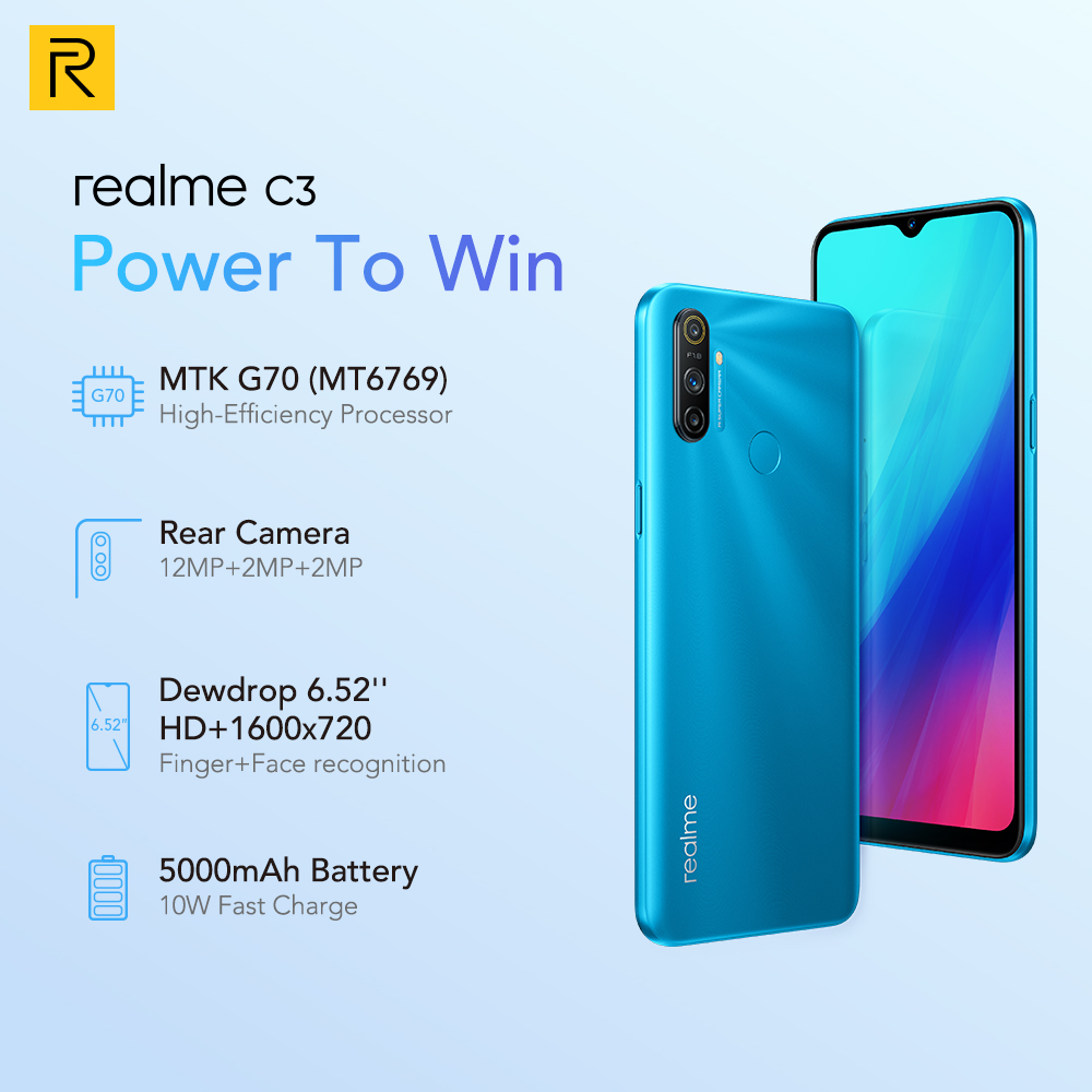 realme c3 ram rom