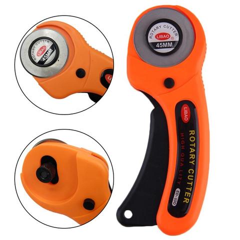 45mm 28mm Rotary Cutter Set Blades Fabric Circular Quilting Cutting Patchwork Leather craft Sewing Tool Quilted Leather Cutter ► Photo 1/6