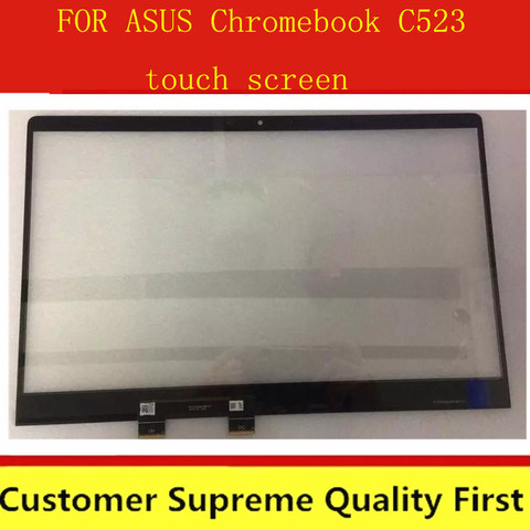 15.6inch FOR ASUS Chromebook C523 Glass Touch Digitizer panel screen replacement For ASUS C523NA-IH24T ► Photo 1/3