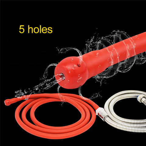 Wetips Silicone Anal Shower Cleaner Alcachofa Ducha Higienica Douche Bidet Washing Ducha Full Enema Cleaning Portatil Anus Hose ► Photo 1/6