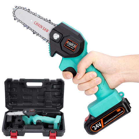 Mini Chainsaw Cordless Electric Protable Saw With Brushless Motor  Lightweight Pruning Shears For Tree Branch Wood Cuttin ► Photo 1/6
