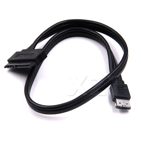 1pcs Hot Selling Dual Power eSATA USB 12V 5V Combo to 22Pin SATA USB Hard Disk Cable High Quality ► Photo 1/5