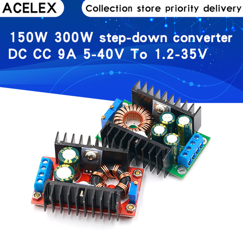 DC DC 9A 300W 150W Boost Converter Step Down Buck Converter 5-40V To 1.2-35V Power module XL4016 ► Photo 1/6