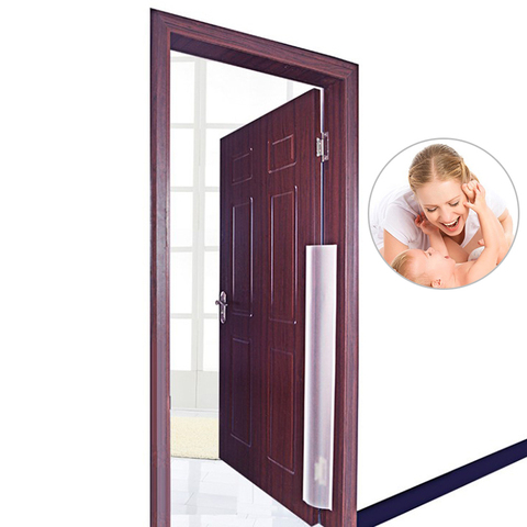Translucent Door Finger Guard Anti-pinch Home Kindergarten Protection Strip Front Back Child Safety Seamless Double-Sided Paste ► Photo 1/6