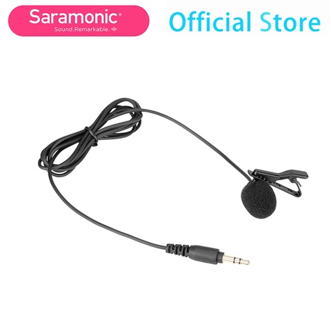 Saramonic SR-M1 Clip-on Omnidirectional Lavalier Microphone for most audio devices with standard 3. 5mm TRS input ► Photo 1/2