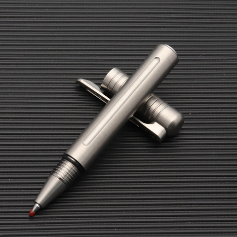 Fountain Pen Pure Titanium Tactical Mini Pen Stylus Compact EDC Equipment ► Photo 1/6