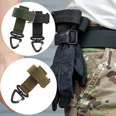 Multi-purpose Nylon Gloves Hook Work Gloves Safety Clip Outdoor Tactical Gloves Climbing Rope Anti-lost Camping Hanging Buck ► Photo 1/6