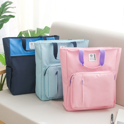 2022 New Canvas A4 File Folder Document Book Bag Desk Paper Organizer Storage Handbag For Students School Office Stationery ► Photo 1/6