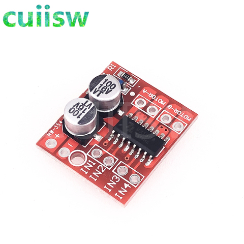 5pcs DC 2V-10V 1.5A MX1508 DC Motor Driver Module 2 Way 4-Wire 2-Phase PWM Speed Dual H-Bridge Stepper Motor Driver L298N ► Photo 1/5