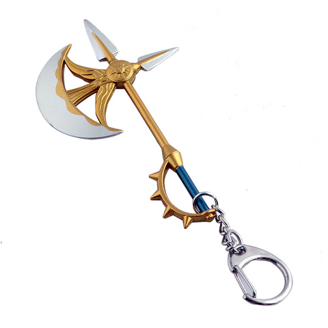 Anime The Seven Deadly Sins Escanor Rhitta Keychain Nanatsu no Taizai Axe Bottle Opener Key Chain Escanor Pendant for Men Gift ► Photo 1/6