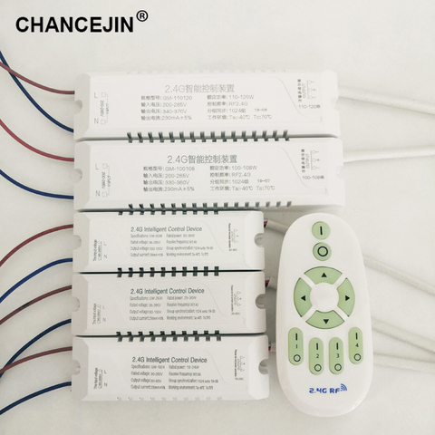 8-120W series Insolated safe&reliable 2.4G dimmable and color adjustable LED driver intelligent remote control LED transformer ► Photo 1/6