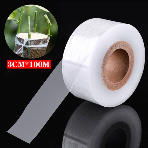 3cm*100m Grafting Tape Nursery Stretchable Gardening Tape Fruit Tree Grafting Tool Garden Bind Tape Pruning Tools ► Photo 1/6