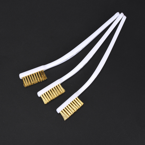 3D Printer Cleaner Tool Copper Brush Copper Wire Toothbrush Handle For Nozzle Block Hotend Hot Bed Cleaning 3D Printer Parts ► Photo 1/6