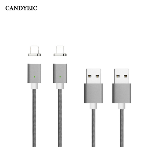 CANDYEIC Magnetic Adapter Mobile Phone Cable For iPhone X XR XS MAX 8 7 6 Plus 6s 5s SE, Fast Charging For iPod nano 5 6 7 Cable ► Photo 1/6