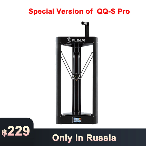 FLSUN  QQ-S-PRO delta printer  32bit Board Large Printing Size 255x360mm Kossel Auto-leveling Touch Screen No Airline ► Photo 1/6