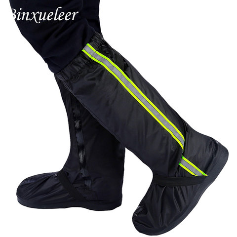 Unisex Fluorescent Rain Shoes Cover Boots Reusable Rain Cover For Shoes Waterproof Motorcycle Rain Shoes Cover Non Slip Boots ► Photo 1/6