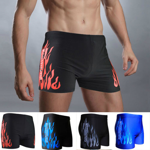 New men's swimming trunks flame swimming trunks swimsuit boy ► Photo 1/5