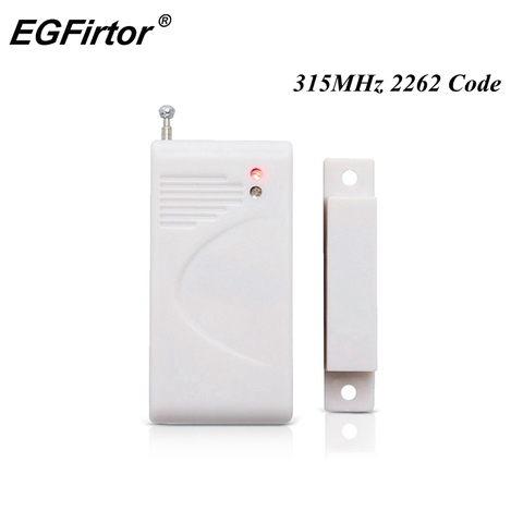 315MHz Wireless Window Door Sensor Magnetic Contact Wood Door Alarm Detector 2262 Code Wireles GSM Home Alarm Panel ► Photo 1/1