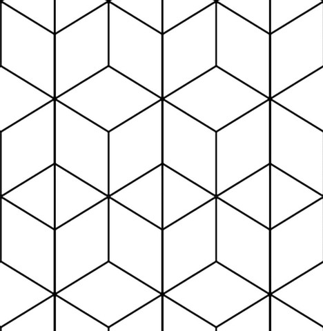 Geometry Peel And Stick Wallpapers White Black Hexagon Trellis Modern Stripe Self Adhesive Wallpaper For Bedroom Home Decorative ► Photo 1/6