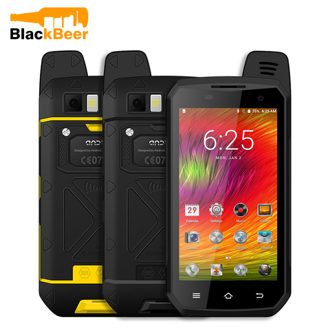 MOSTHINK B6000 4G LTE Cellphone Zello PTT Walkie Talkie Octa Core IP68 Waterproof Smartphone 4GB+64GB 5000mAh NFC Android 6.0 ► Photo 1/6