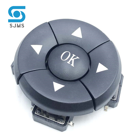 5pcs/1set A14 cap 5 way direction Combination switch B3F-4055 with Arrow OK button SMD 12*12*7.3mm Micro Tactile Tact Taster ► Photo 1/6