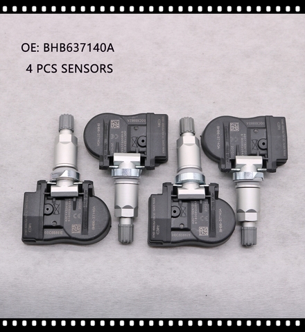 4 PCS TPMS FOR Mazda 2 3 5 6 CX-5 CX-6 CX-9 MX-5 Artz 433MHz BHB637140A TPMS SENSOR TIRE AIR PRESSURE SENSOR BHB637140 GS1D37140 ► Photo 1/4