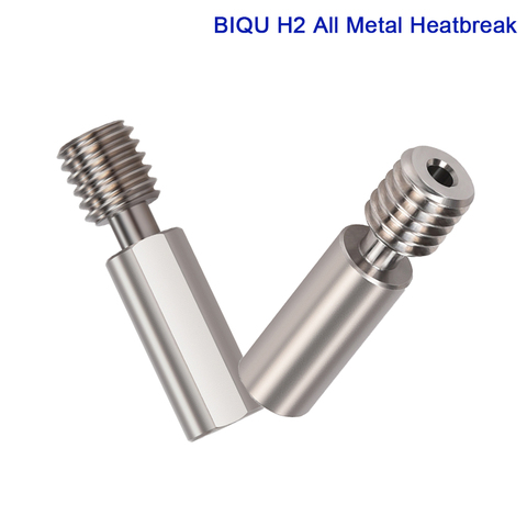 BIQU H2 All Metal Heatbreak Stainless Steel Titanium Alloy Throat For H2 Extruder Titan MK8 Hotend Ender3 V2 3D Printer Parts ► Photo 1/6