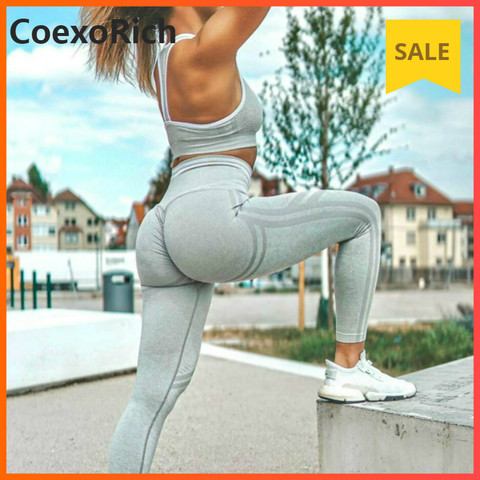 Sports Bras Yoga Set Tracksuit Women Sportswear Gym Clothing Sport Suit Seamless Fitness Crop Top High Waist Workout Leggings ► Photo 1/6