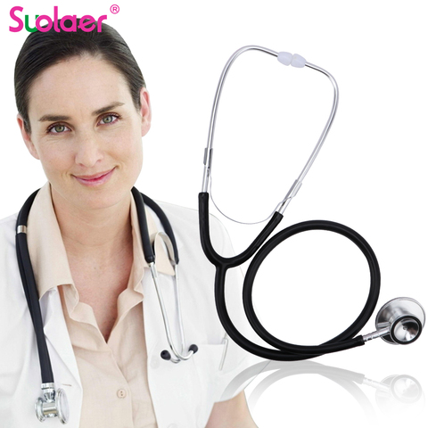 Professional Stethoscope Aid Dual Headed Stethoscope Portable Medical For Doctor Auscultation Device Equipment Tools Dropship ► Photo 1/6