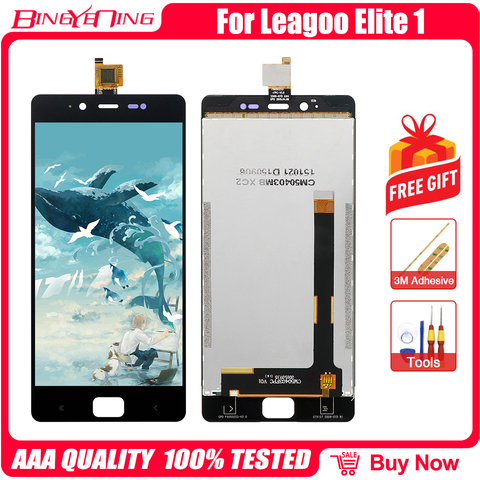New Original Original 5.0 inch Touch Screen+1920x1080 LCD Display Assembly Replacement For Leagoo Elite 1 Android 5.1 Phone ► Photo 1/5