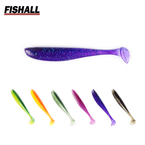 Soft Lure Easy Shinner 50mm 75mm 100mm Double Color Salt Fish Smell Silicone Fishing Bait ► Photo 1/6