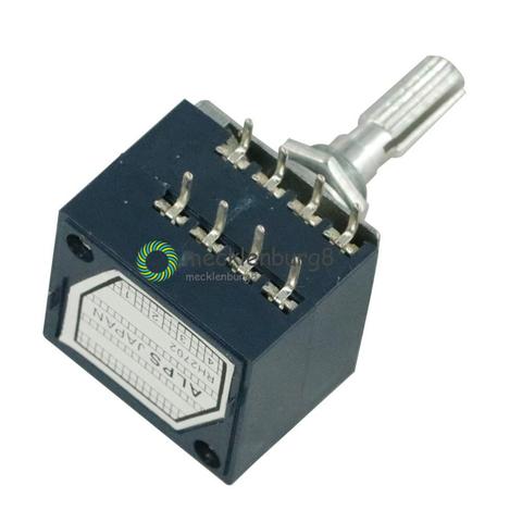 NEW 50K RH2702 Rotary Potentiometer LOG ALPS Audio Volume Control Pot Stereo W Loudness ► Photo 1/4