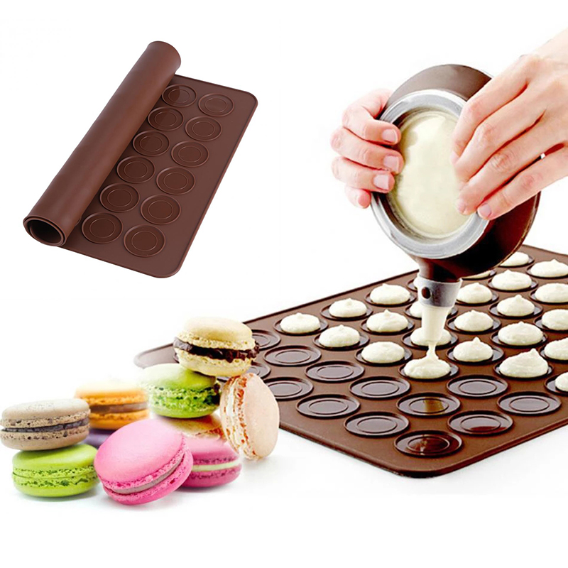Useful 3Nozzle Silicone Macaron Baking Decorate Pen Pastry Cream Cake Muffin Kit 