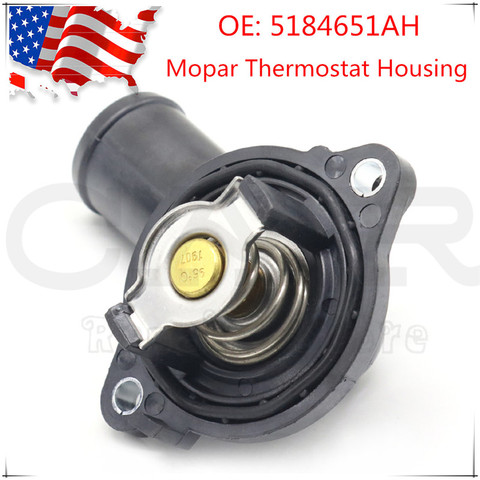 Good NEW For Dodge Durango for Jeep Wrangler Grand Cherokee Thermostat Housing Gasket 5184651AF 5184651AG 5184655AD 5184651AH ► Photo 1/6