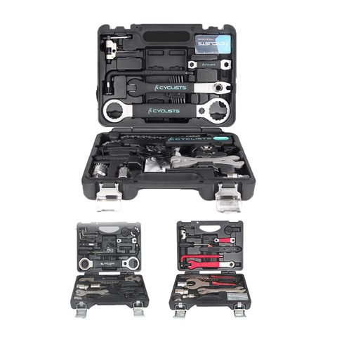 BIKEHAND YC-721 728 Bicycle Service Tool Kit  Multiple Function Crank BB Bottom Bracket Hub Freewheel Pedal Spoke Chain Service ► Photo 1/6