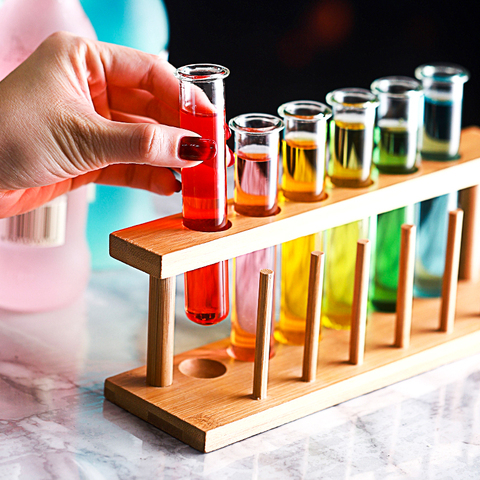 Test Tube Vial Shot Glasses Holder Rack Bar Amigos- Test Tube Party Drink Shots ► Photo 1/5