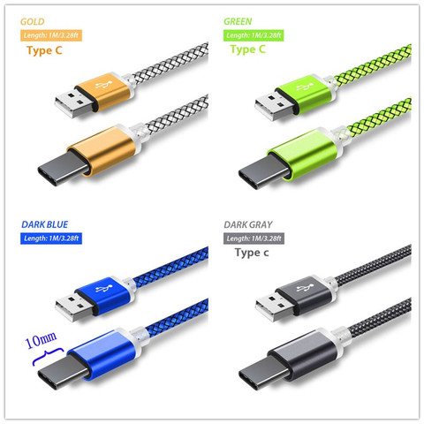 10mm Long Usb Type C Cable For Blackview Bv9700 Bv9600 Bv9500 Bv6800 Oukitel c17 K12 Z2 Pro Power Extended Charging Cable Usb-c ► Photo 1/6