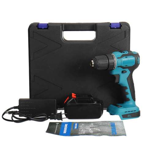 48V Cordless Electric Impact Drill 350Nm Torque Driver Kit Screwdriver Brushless LED Power Tools With 1xBattery and Box ► Photo 1/6