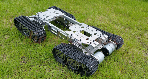 RC Tank Model Metal Tank Chassis Tractor Crawler Balance Tank Chassis Mount Truck Robot Chassis for Arduino Car DIY Robotic Kit ► Photo 1/5
