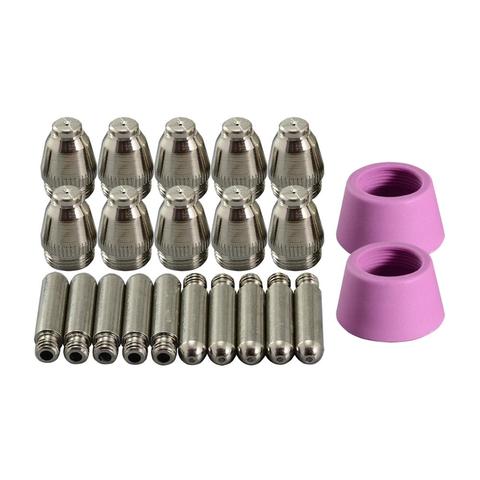 SG-55 AG-60 Air Plasma KIT Nozzles Electrodes TIPS 0.9mm 40Amp For Plasma Cutter Cutting Torch Consumables, 22pcs ► Photo 1/6