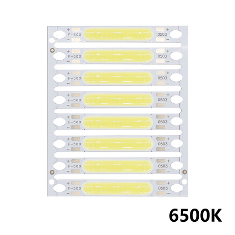 8pcs 1W 3W 5W 300mA COB LED Light Chip 3V 9V 12V 15V 17V For FlashLight Wall  Lamps lights LED Tube DIY ► Photo 1/6