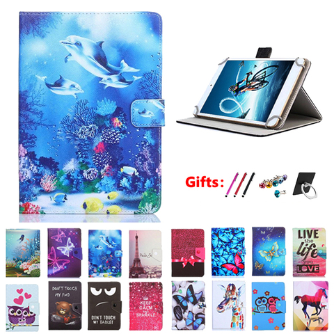 PU Leather Case for Digma CITI 1903 4G 10.1 inch Tablet Folio Stand Protective cover+ touch Pen gifts ► Photo 1/6
